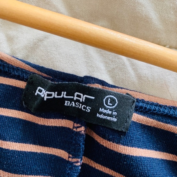 POPULAR Basics - Crossed Sexy Mini Dress Stretchy - Picture 7 of 8